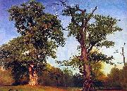 Albert Bierstadt Pioneers_of_the_Woods oil painting reproduction